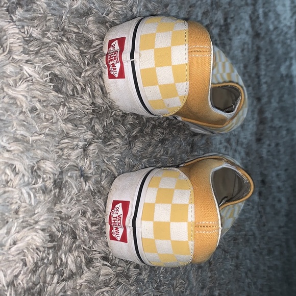 Yellow checkerboard vans - Picture 3 of 3